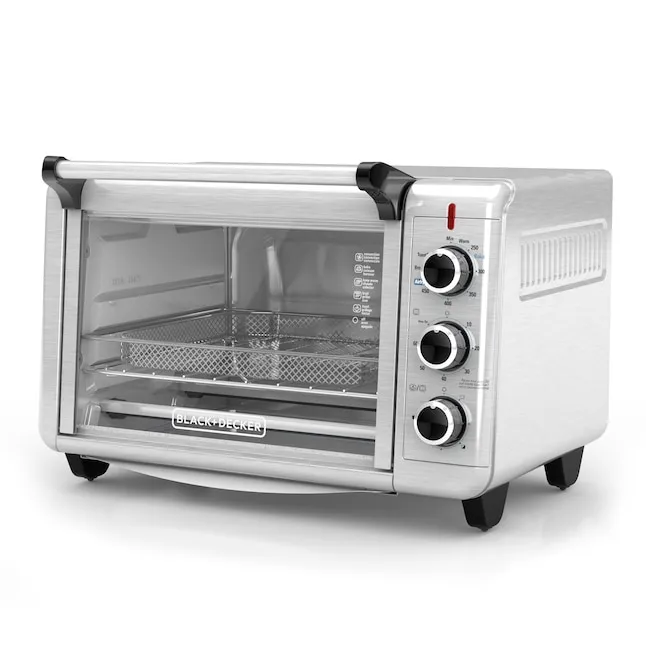 BLACK+DECKER 6-Slice Stainless Steel Convection Toaster Oven (1500-Watt) | TO3215SS