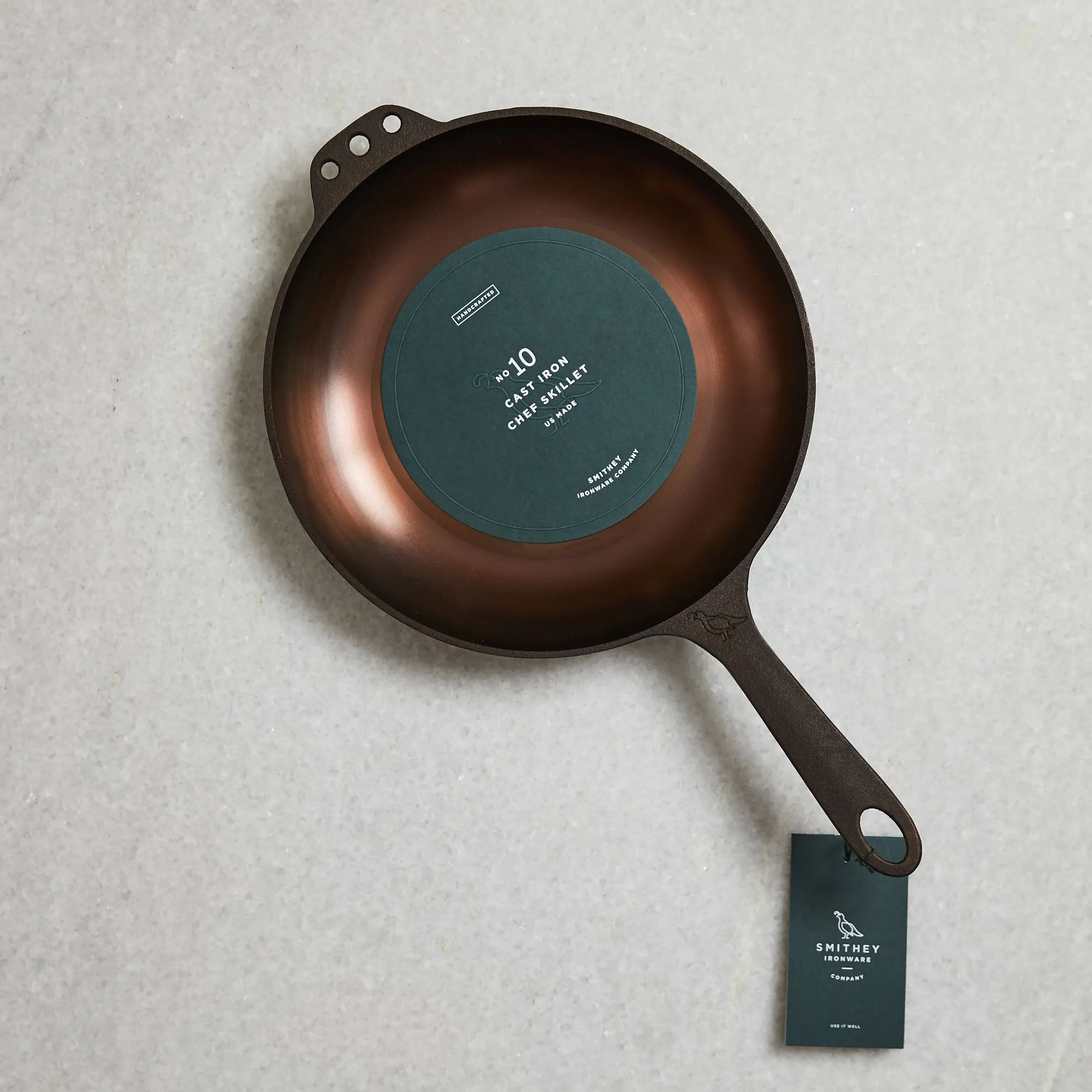 Smithey No 10 Cast Iron Chef Skillet