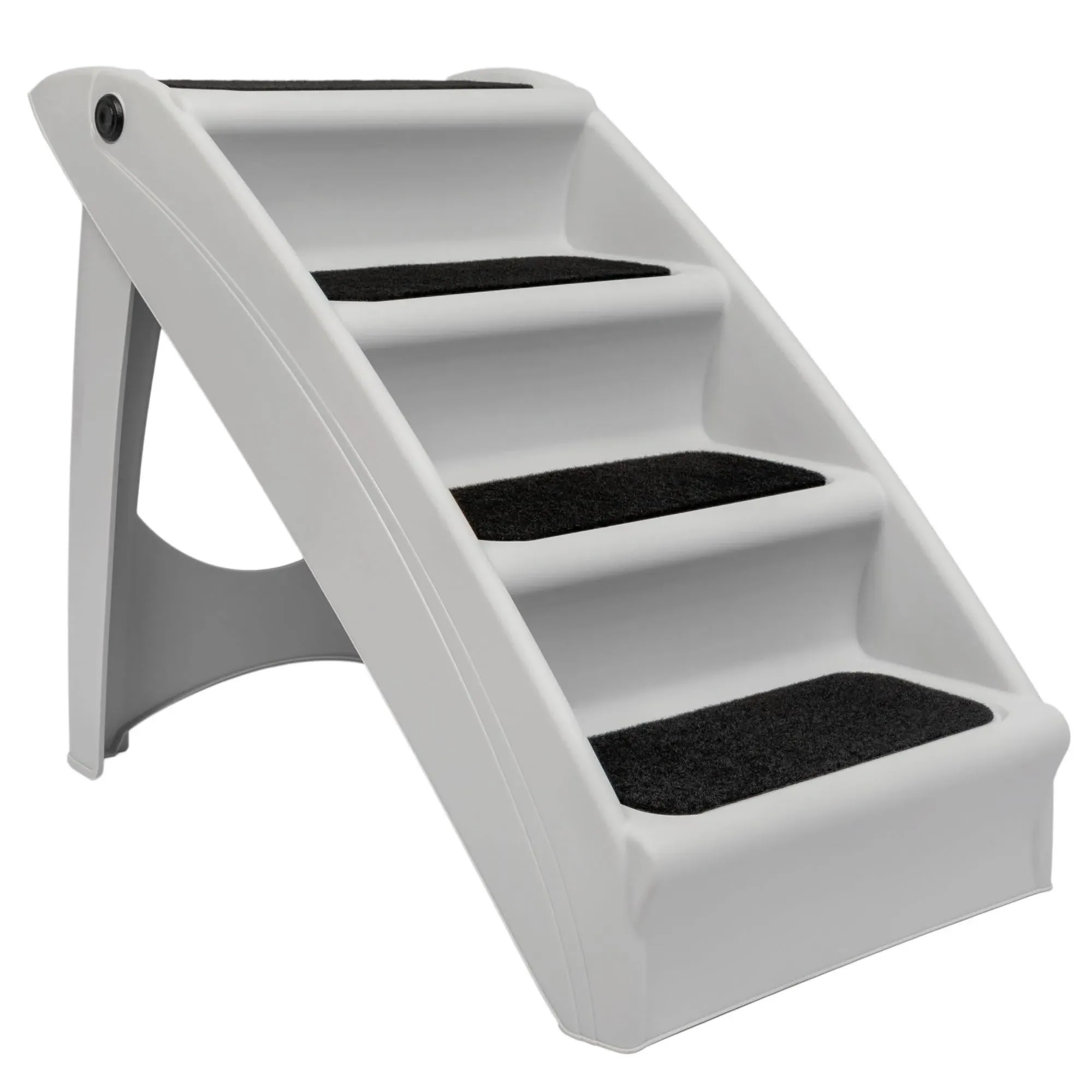 PetSafe CozyUp Folding Pet Steps-Grey-Large