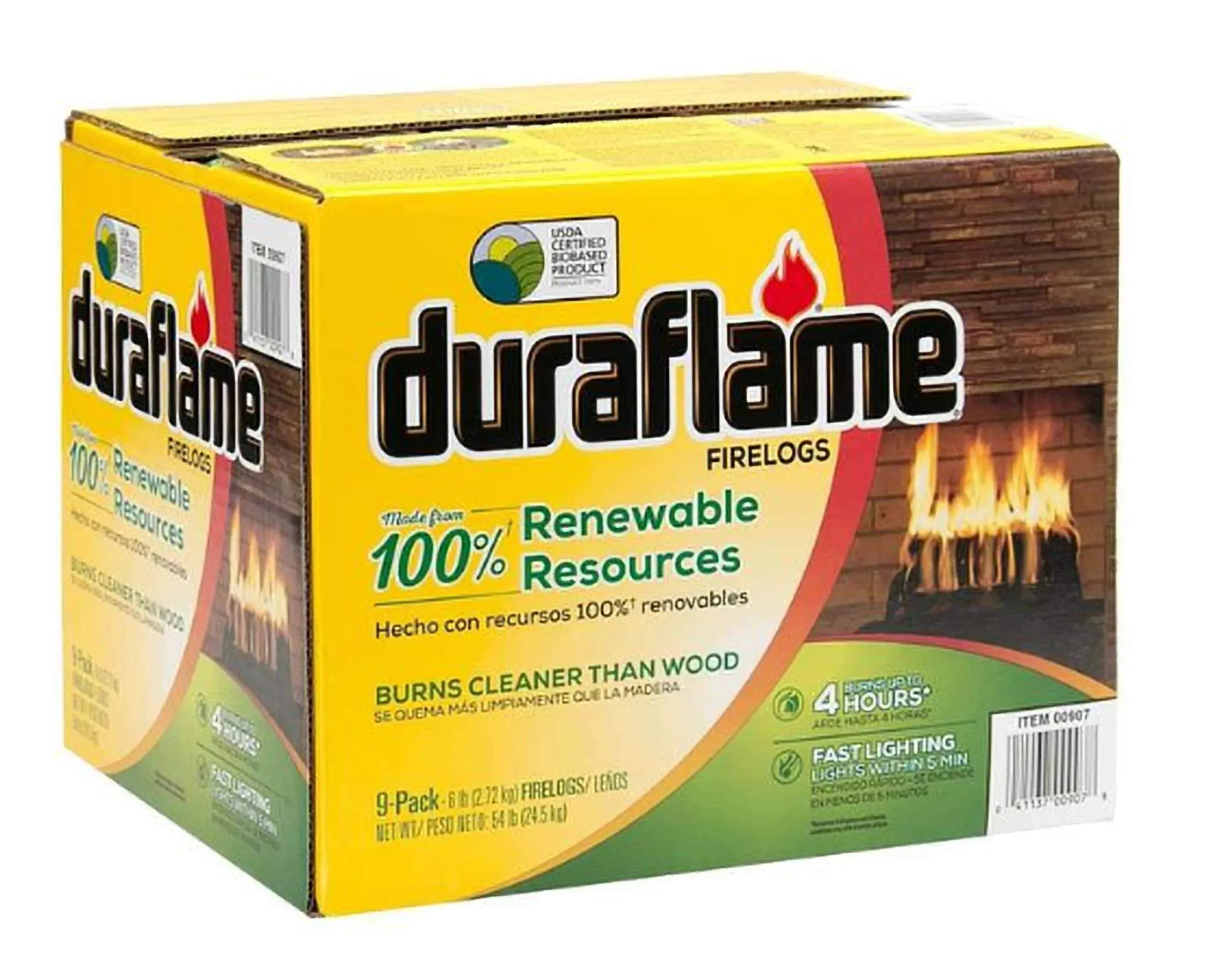 Duraflame Natural Fire Logs 6 Lb 7184N