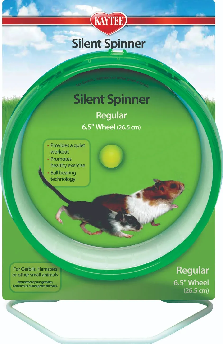 Kaytee Silent Spinner Wheel size: 6.5 in, Colors Vary