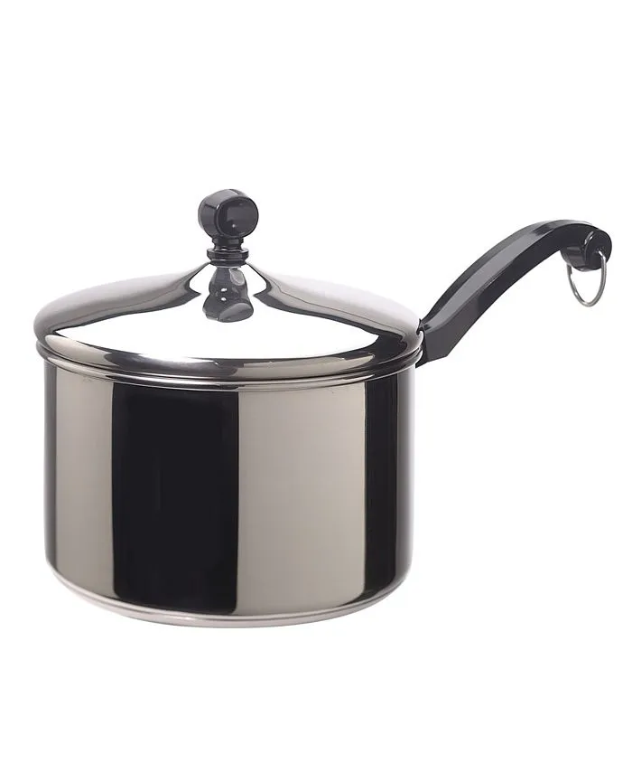 Farberware - Classic 3-Quart Covered Saucepan - Stainless Steel