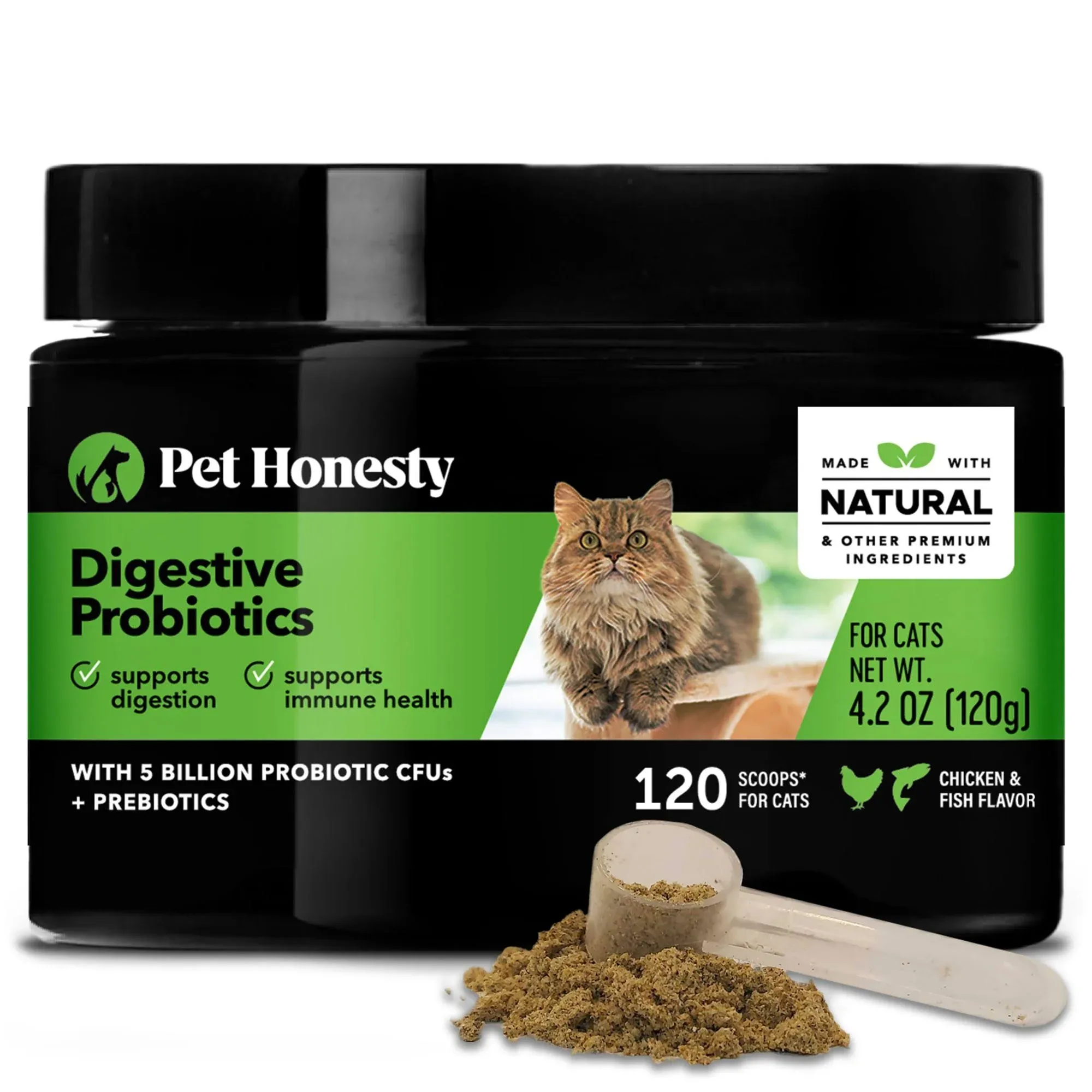 Pet Honesty Cat Digestive Probiotics Powder Chicken & Fish