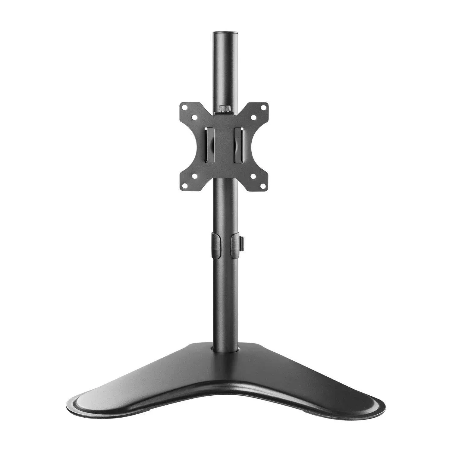 WALI Soporte para Monitor Individual, Brazo para Monitor con Base de 13 a 32 Pulgadas, Soporte Monitor Escritorio Inclinación Giro Rotar con Ajuste Altura, Soporte VESA 75 & 100 mm, Negro (MF001)