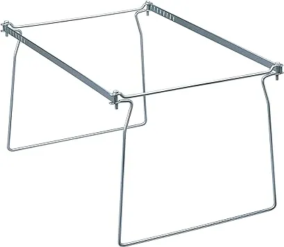 Smead Steel Hanging File Folder Frames, Legal Size, Steel, 2 per Pack (64873)