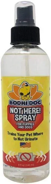 Bodhi Dog Not Here! Spray | Trains Your Pet Where Not to Urinate | Training Corrector for Puppies & Dogs | for Indoor & Outdoor Use | No More