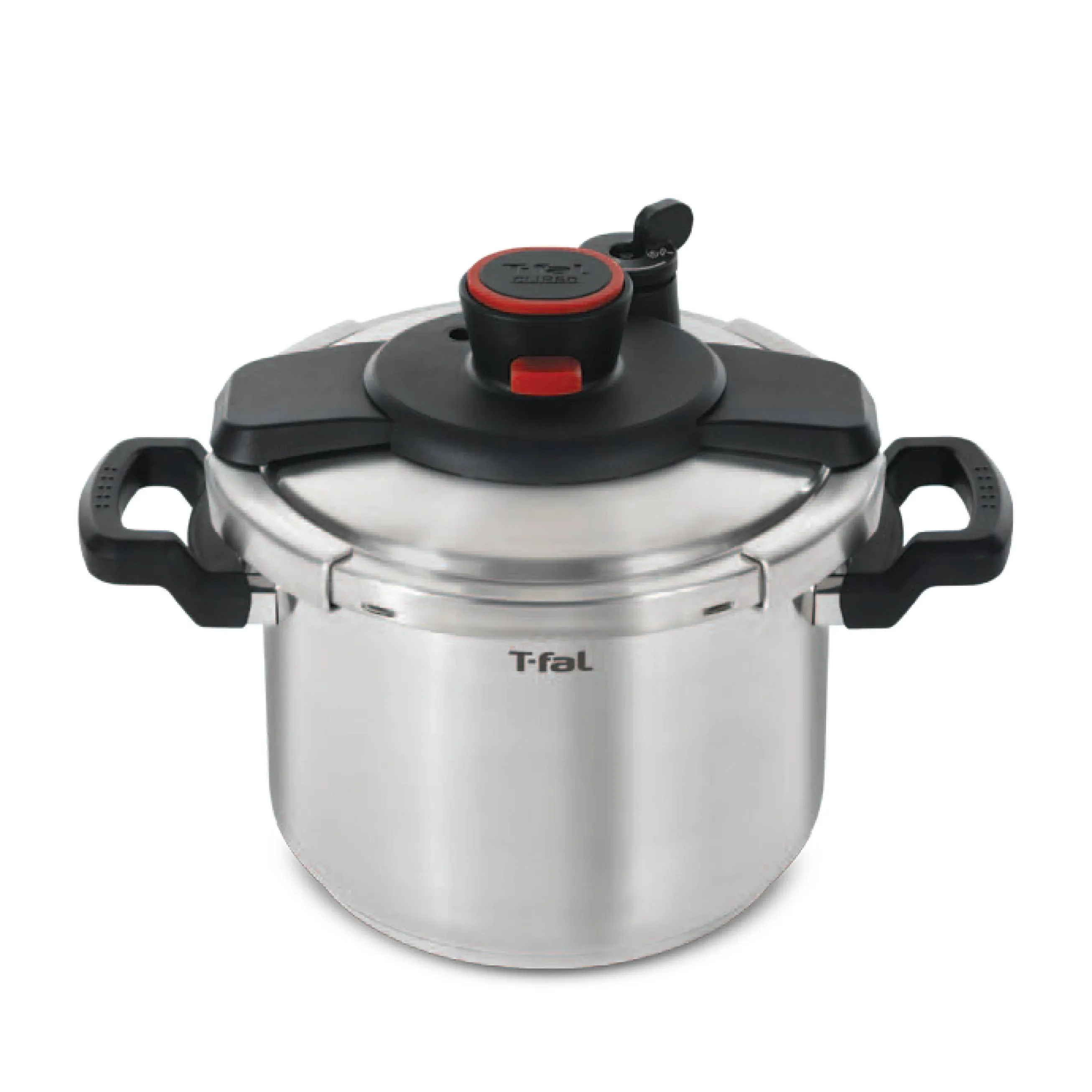 T-Fal Clipso Stainless Steel Pressure Cooker Cookware - 6.3 qt - Silver