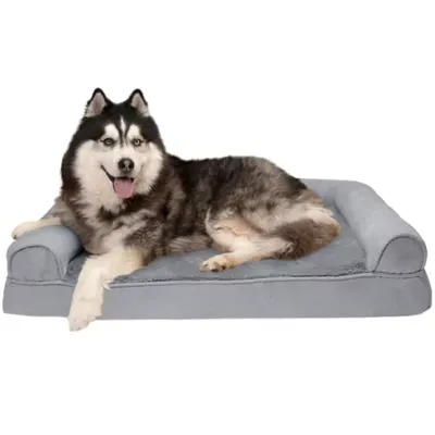 FurHaven Plush & Suede Sofa Dog Bed