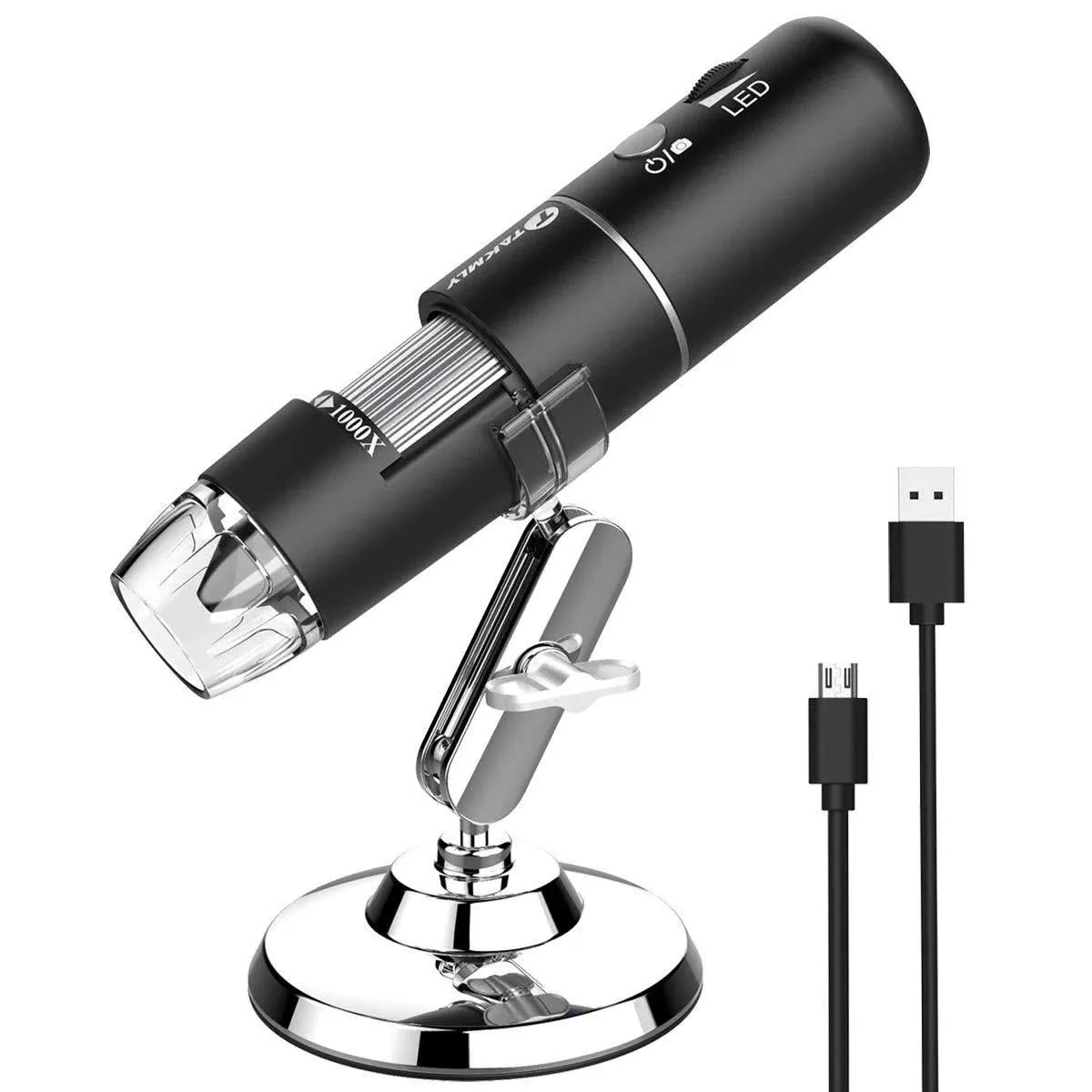 Wireless Digital Microscope Handheld USB HD Inspection Camera 50x-1000x Magni...