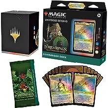 Magic The Gathering The Lord of The Rings: Tales of Middle-Earth Commander Deck 2 + Collector Booster Sample Pack