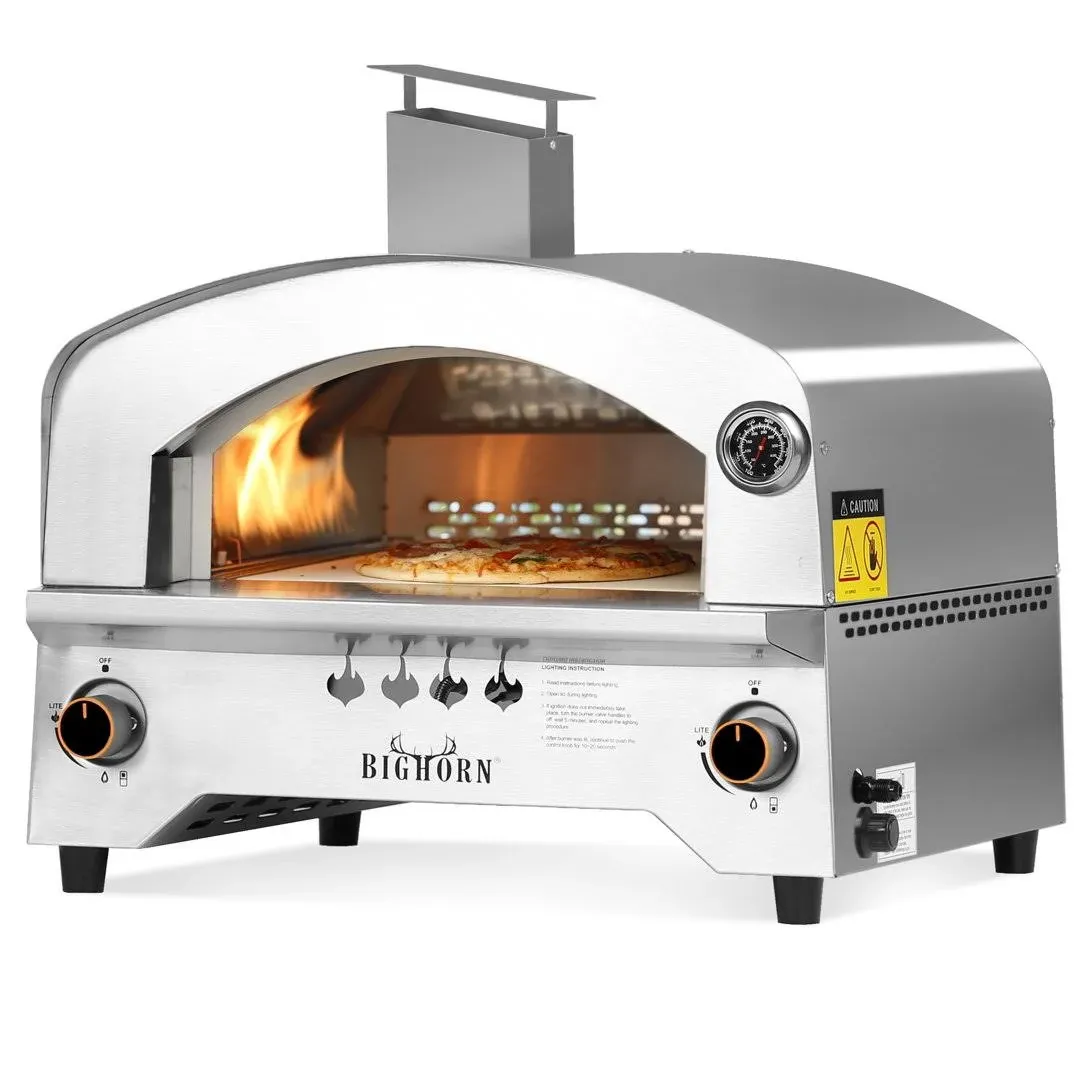 Big Horn Outdoors Portable Propane Gas Pizza Oven