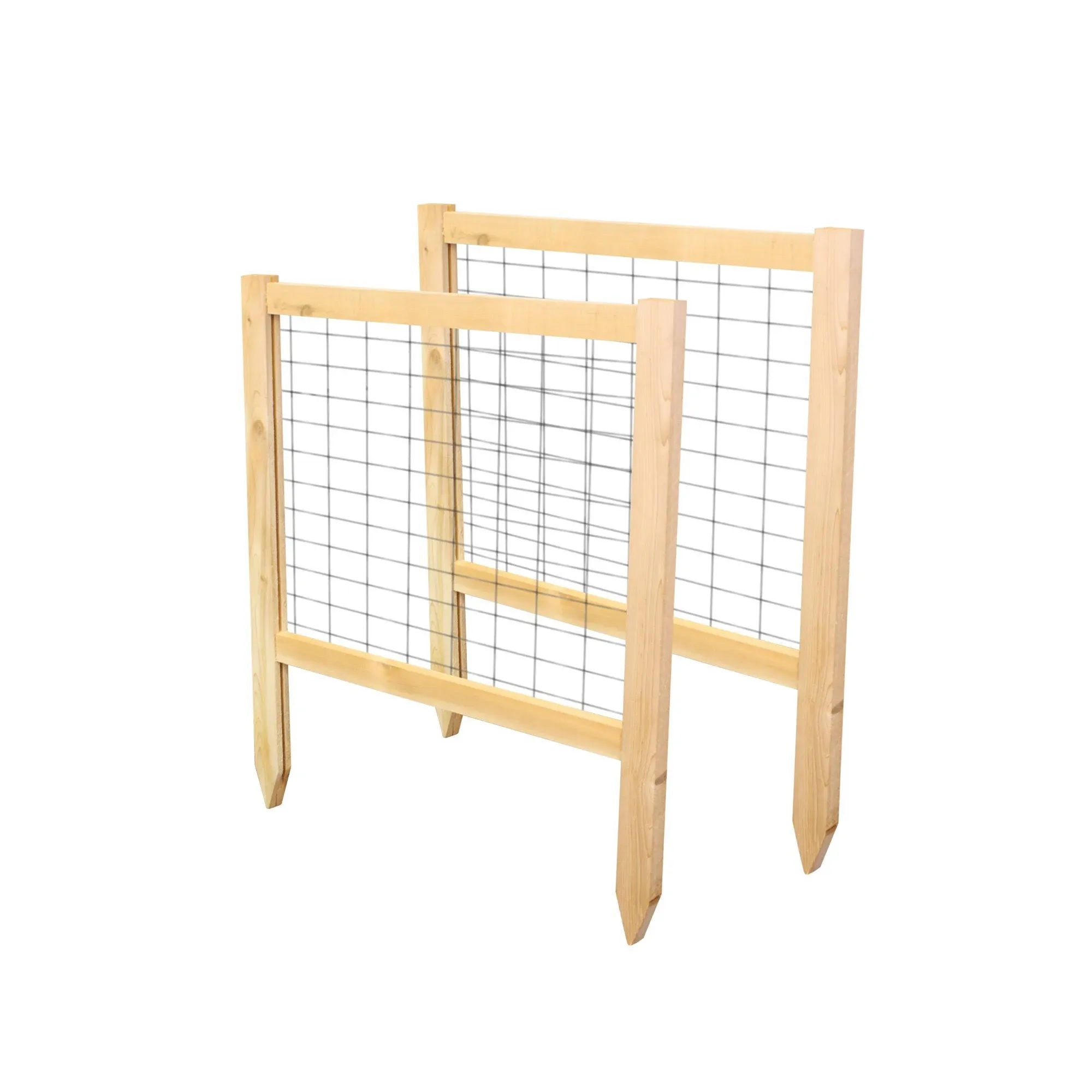 Greenes Fence CritterGuard 23.5 in. Cedar Garden Fence (2 Pack)