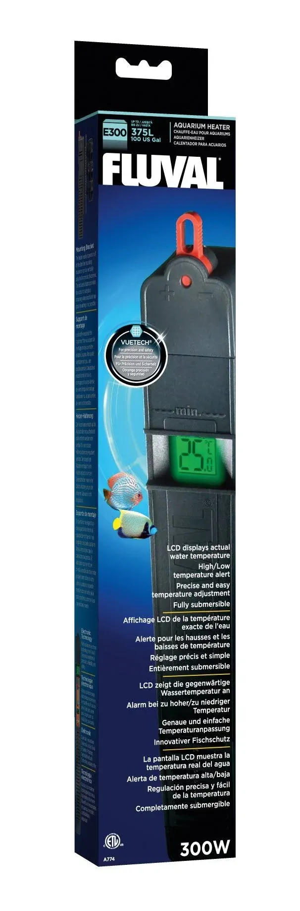 Fluval E 300 Watt Electronic Heater