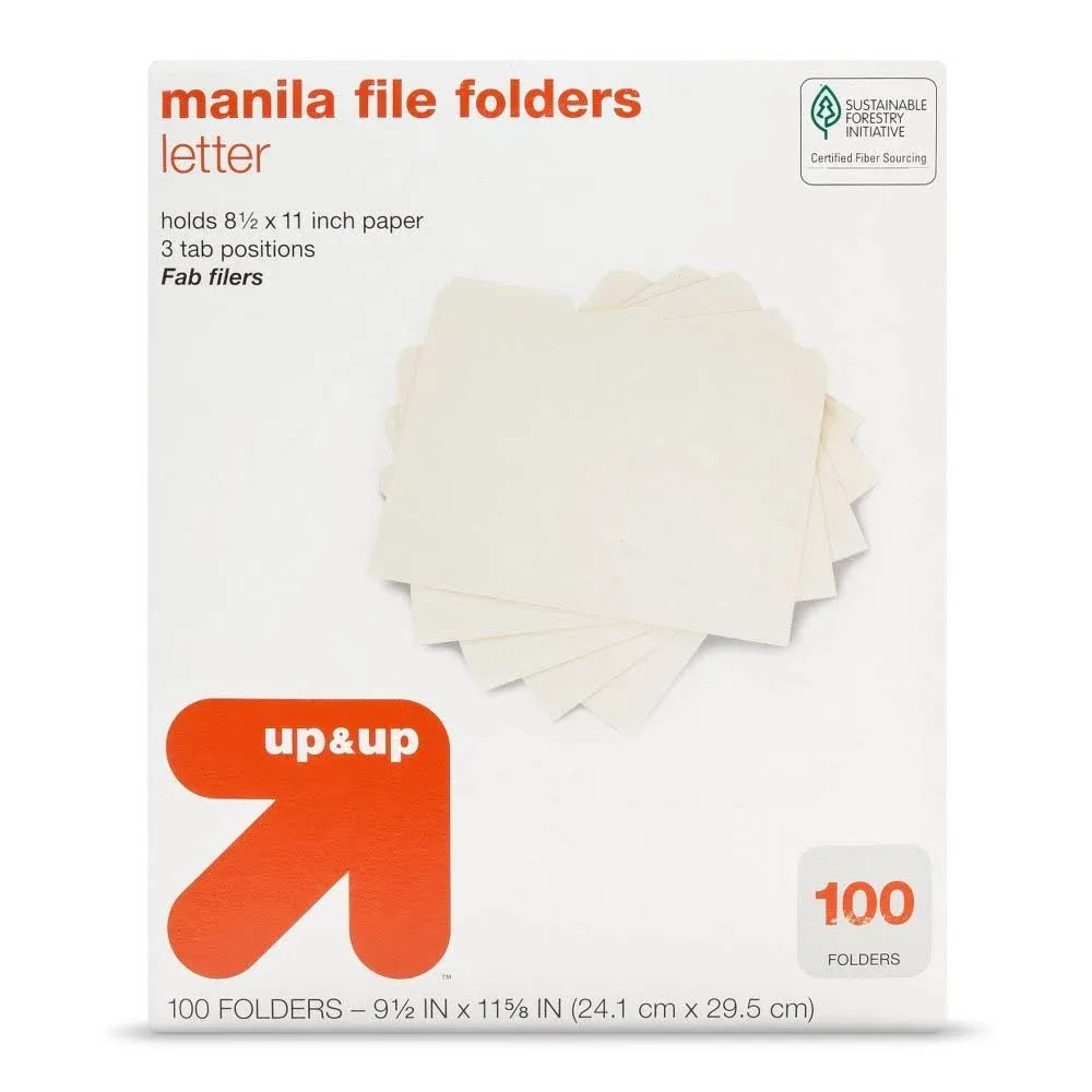 Pendaflex Manila File Folders 1/3-Cut