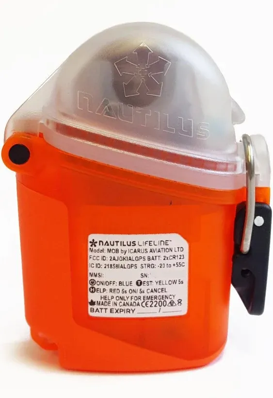 Nautilus LifeLine Marine Rescue GPS Submersible Dive Alert Scuba