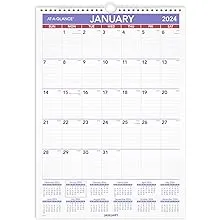 AT-A-GLANCE 2024 Monthly Wall Calendar Medium 12 x 17 - Wall Calendars