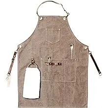 Barista Apron, Canvas Apron, BBQ Apron for Men, Bartender Apron