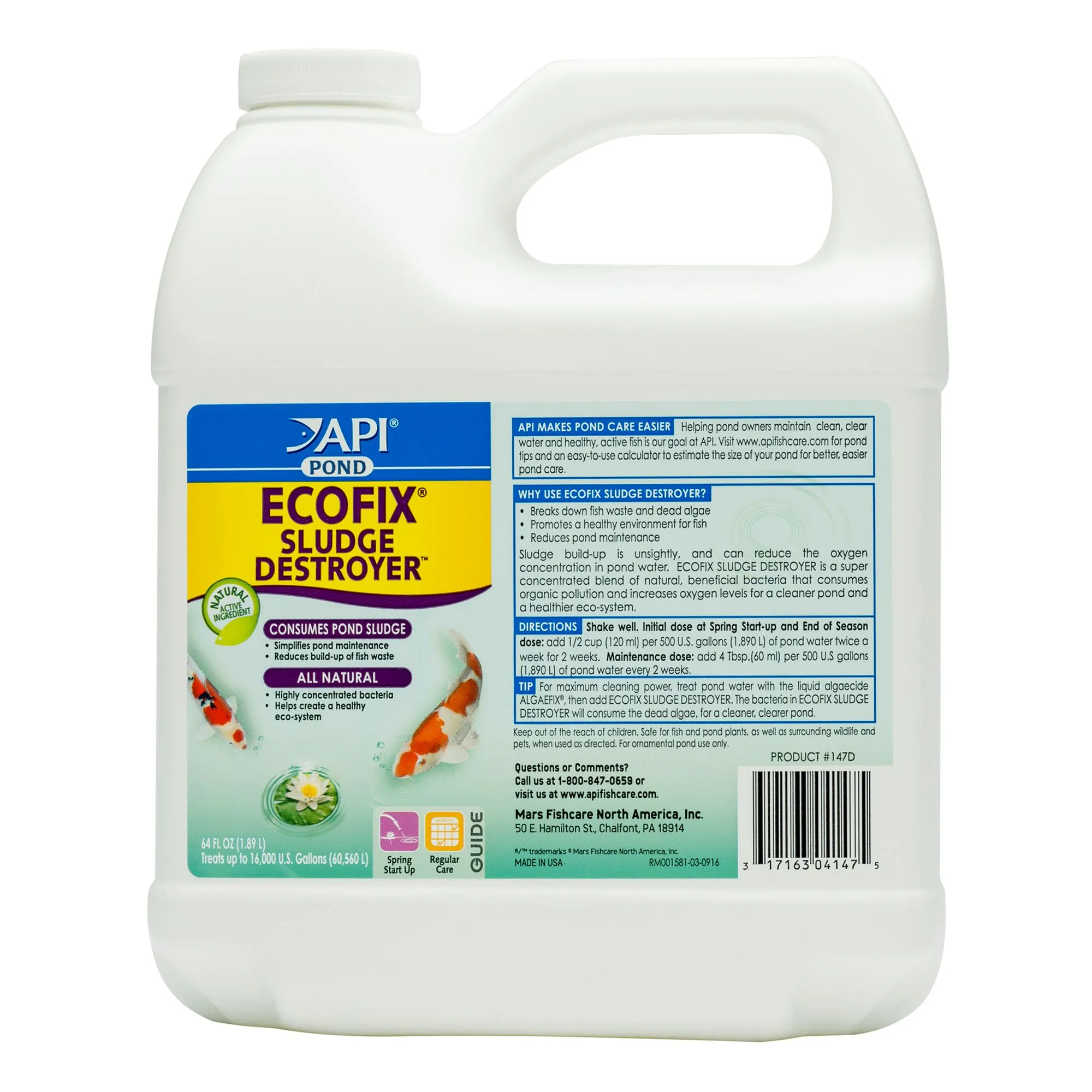 API Pond Ecofix Sludge Destroyer - 64 oz