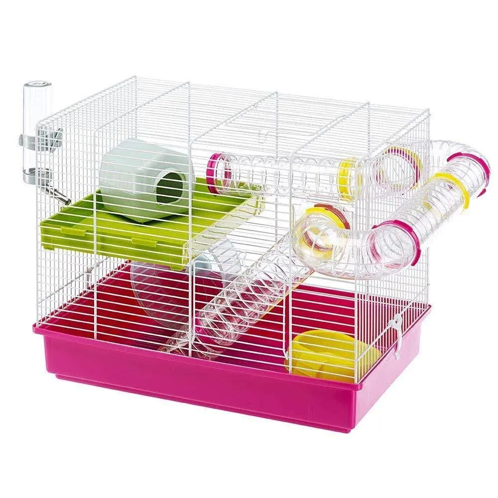 Ferplast Laura Small Hamster Cage | Fun &amp; Interactive Cage Measures 18.11L x ...