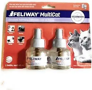 FELIWAY Multicat Diffuser Refill 2 Refills 48ml Each