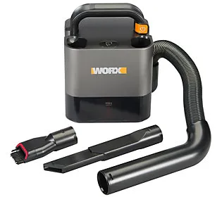 WORX WX030L 20V Power Share Cordless Cube Vac Compact Vacuum Cleaner, Black