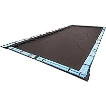 Blue Wave Bronze 8-Year 20-ft x 44-ft Rectangular In Ground Pool Winter Cover