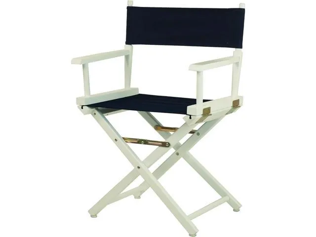 Casual Home Director's Chair Black Frame Canvas