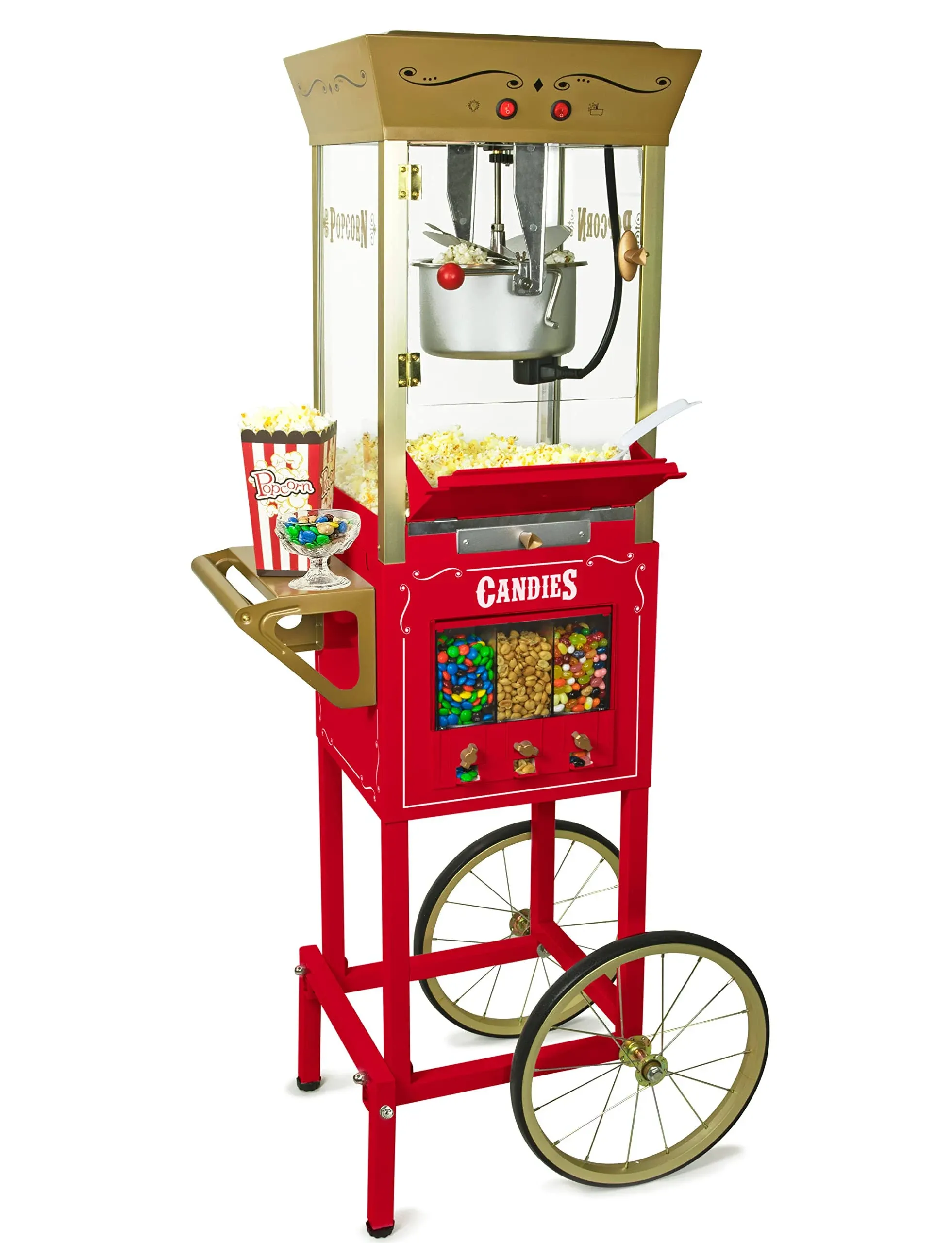 Nostalgia Candy Popcorn Cart