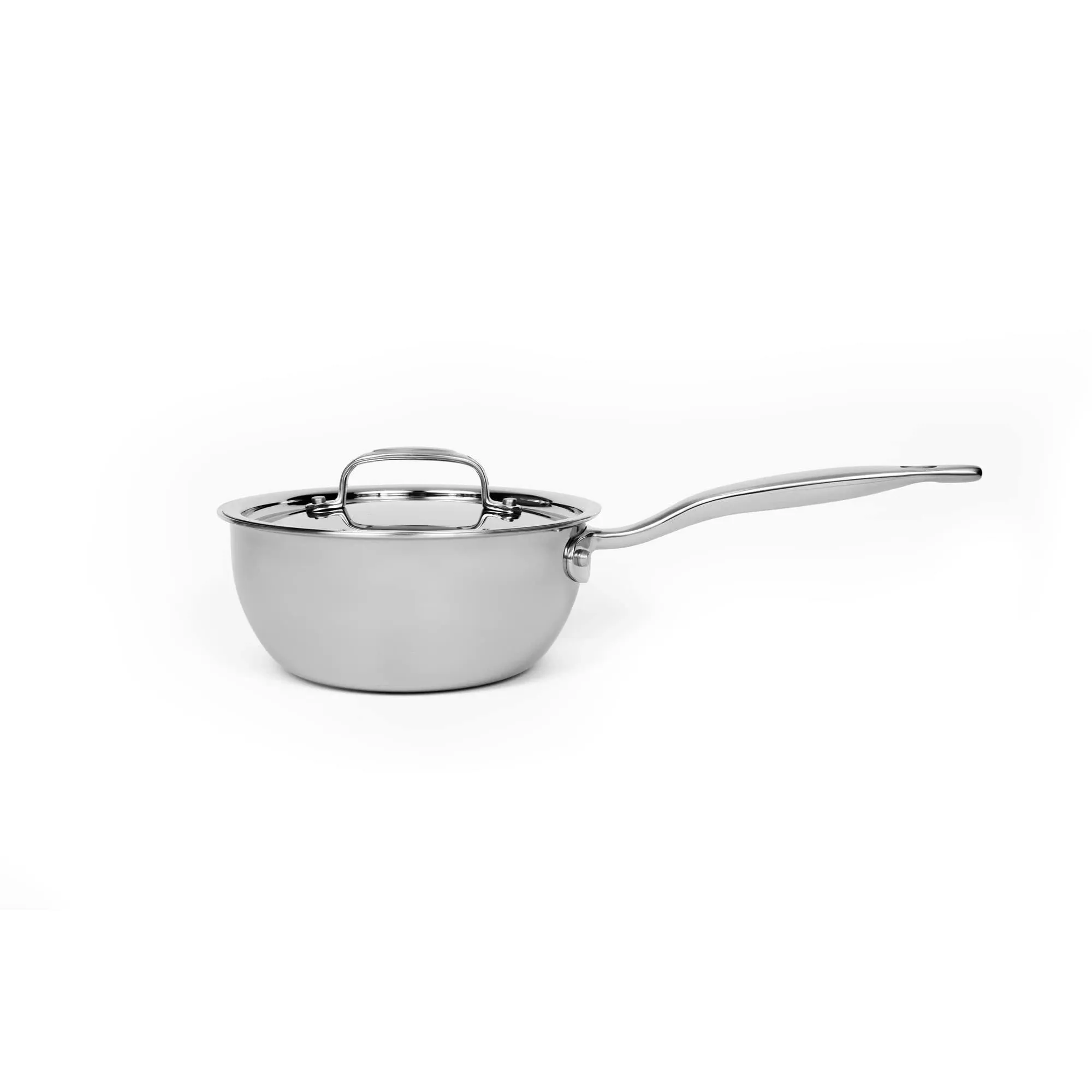 Heritage Steel 2 Quart Saucier with Lid