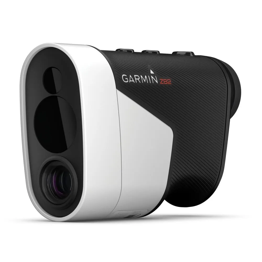 Garmin Approach Z82, Golf GPS Laser Range Finder, Accuracy Within 10” of The Flag, 2-D Course Overlays