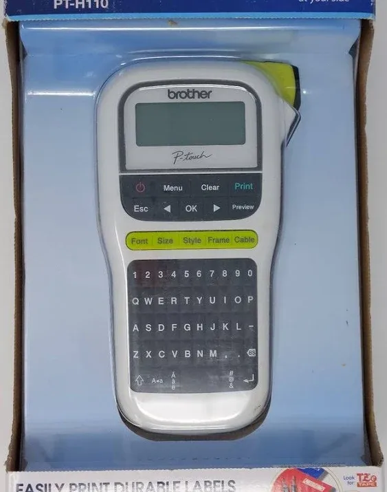 Brother P-Touch Easy Portable Label Maker PTH110