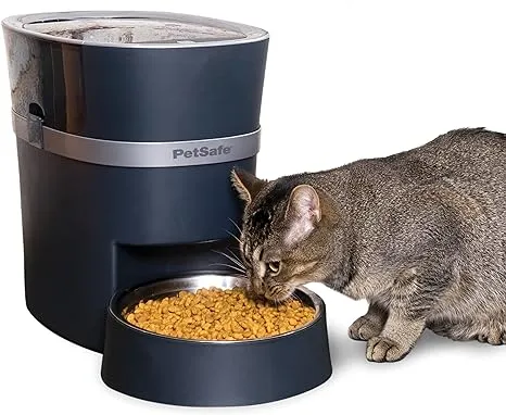 PetSafe Smart Feed - Electronic Pet Feeder for Cats & Dogs - 6L/24 Cup Capacity - Programmable Mealtimes - Alexa, Apple & Android Compatible - Backup Batteries Ensure Meal Delivery During Power Outage