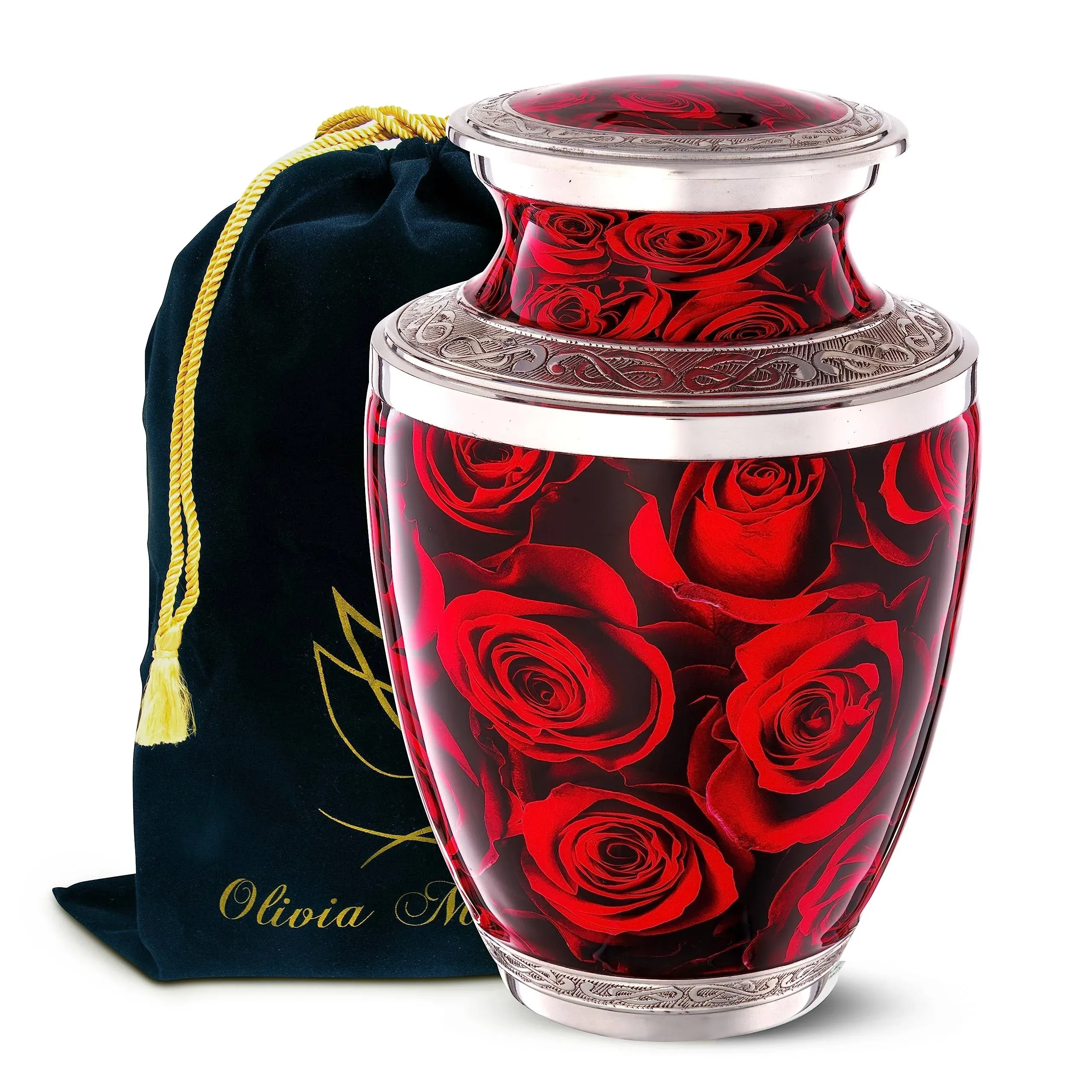 Commemorative Cremation Urns Crimson Rose