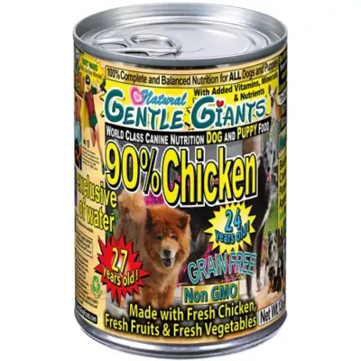 Gentle Giants Natural Non-GMO Puppy Grain-Free Chicken Wet Dog Food