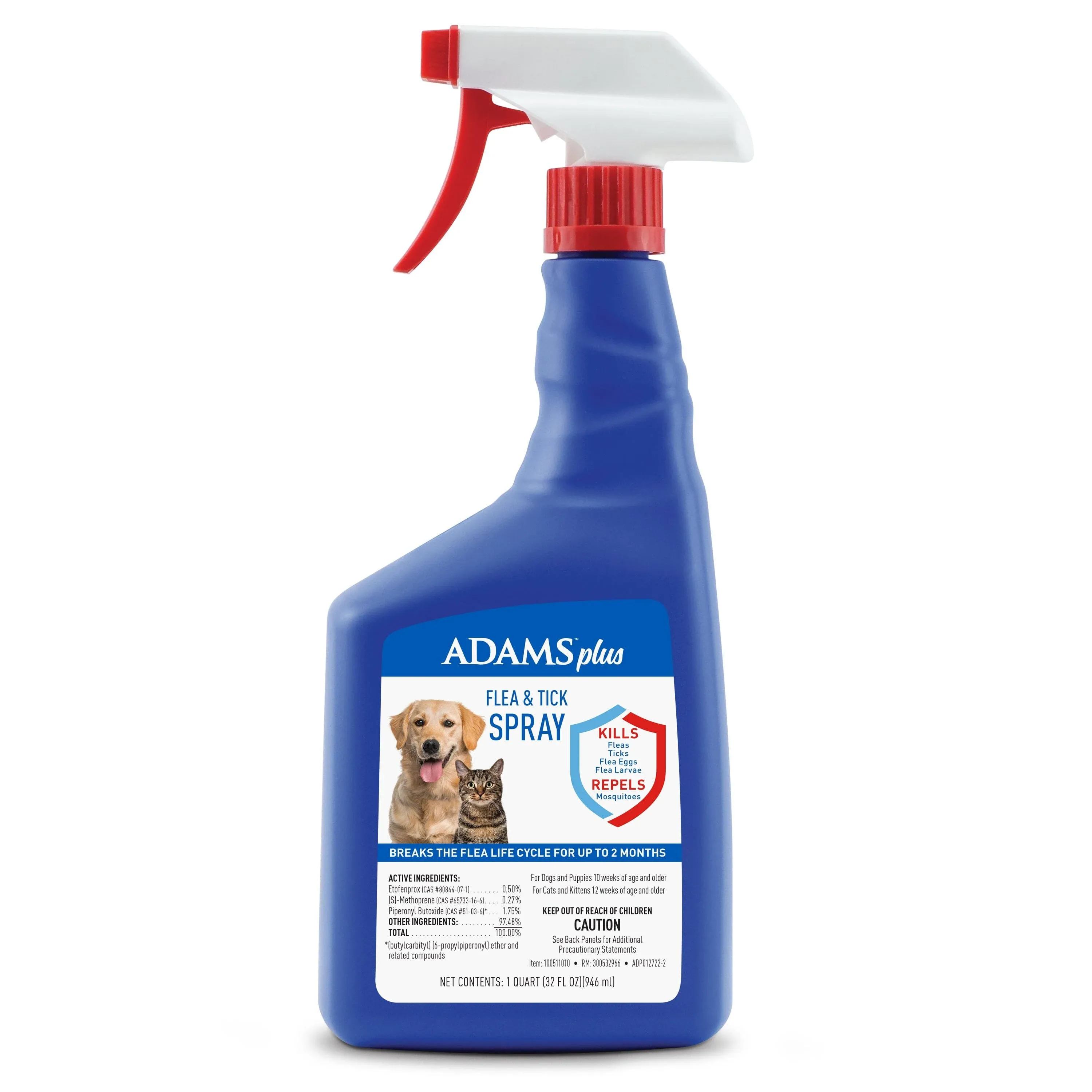 Adams Plus - Flea & Tick Spray 32 oz.