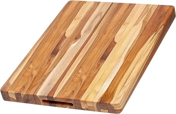 TeakHaus Edge Grain Carving Board w/Hand Grip (Rectangle) | 24" x 18" x 1.5"