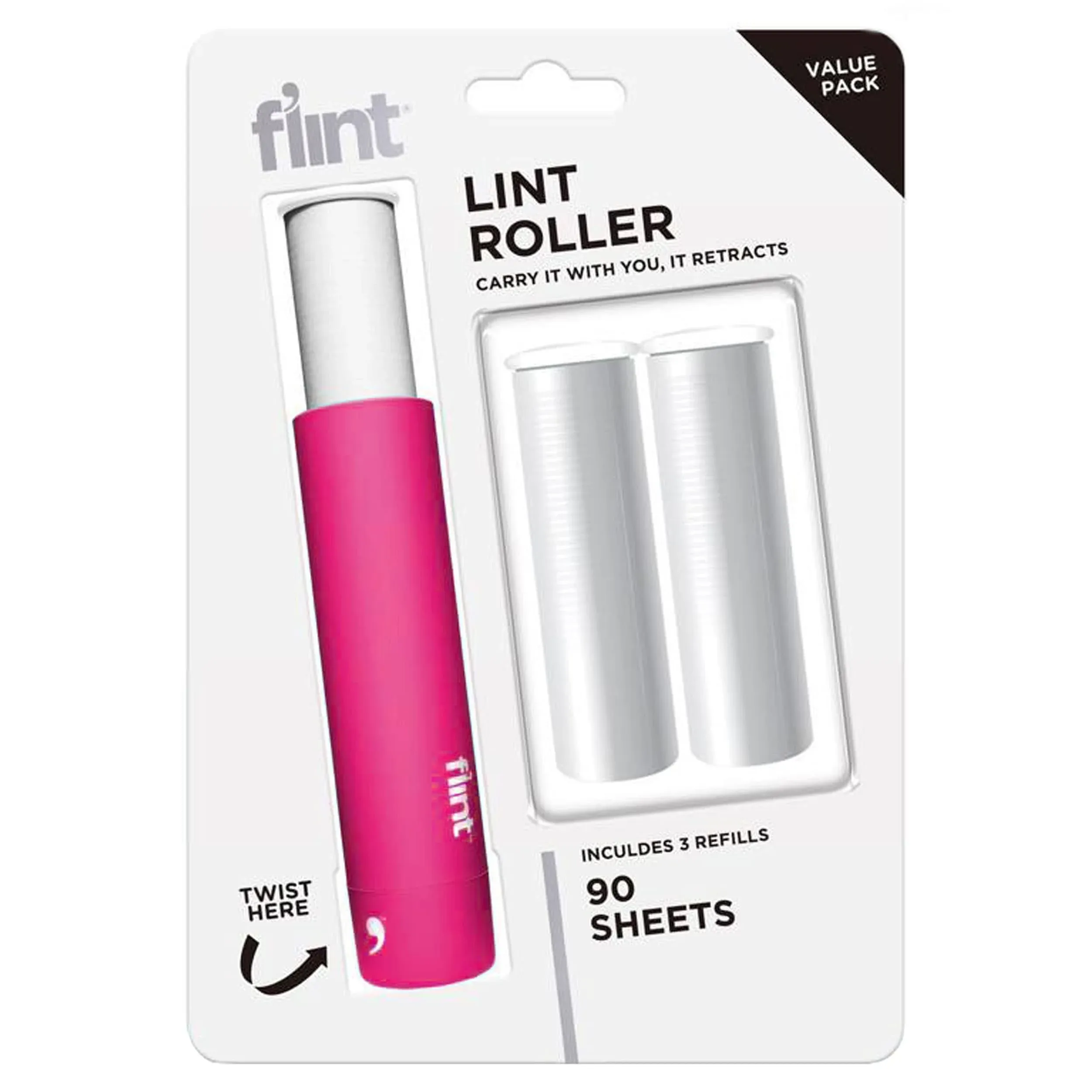 Flint Classic Retractable Lint Roller