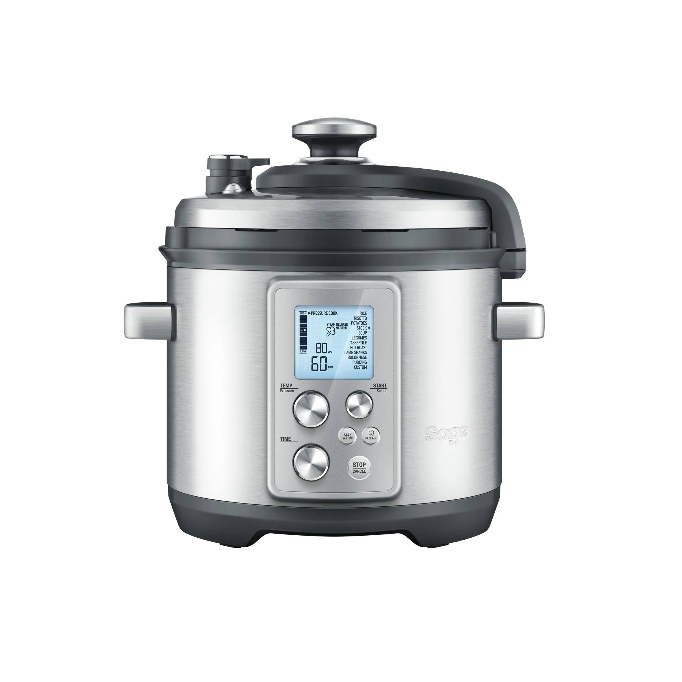 Breville Fast-Slow Pro Multi Function Cooker, Brushed Stainless Steel