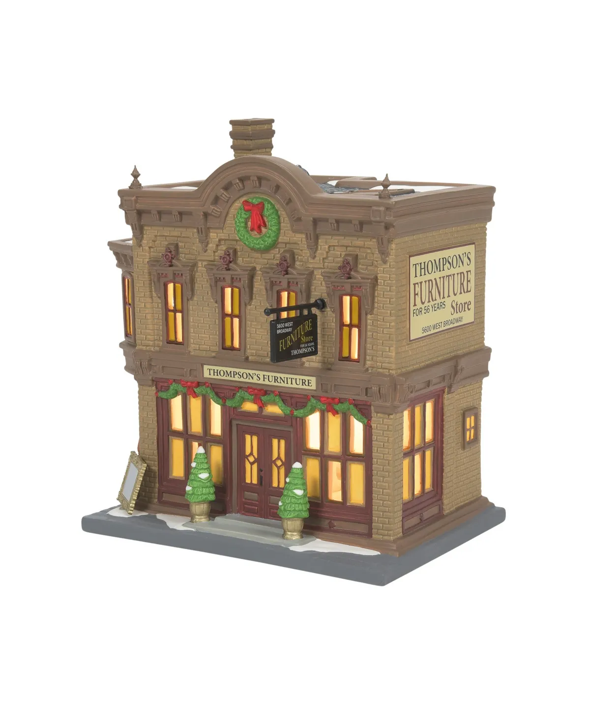 Department 56 Thompson's Furniture Christmas in the City Village