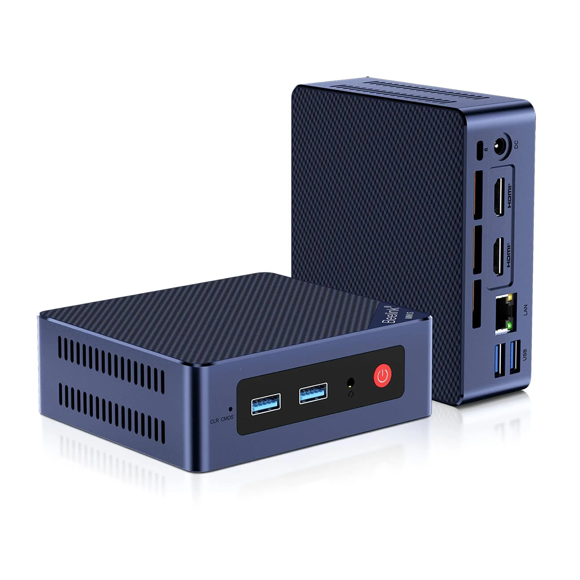 Beelink Mini S12 Mini PC, 12th Gen Intel N95 , 8GB DDR4 256GB SSD, Mini Desktop Computer Support 4K60Hz, Dual HDMI Display, WiFi5, BT42, USB32, Low