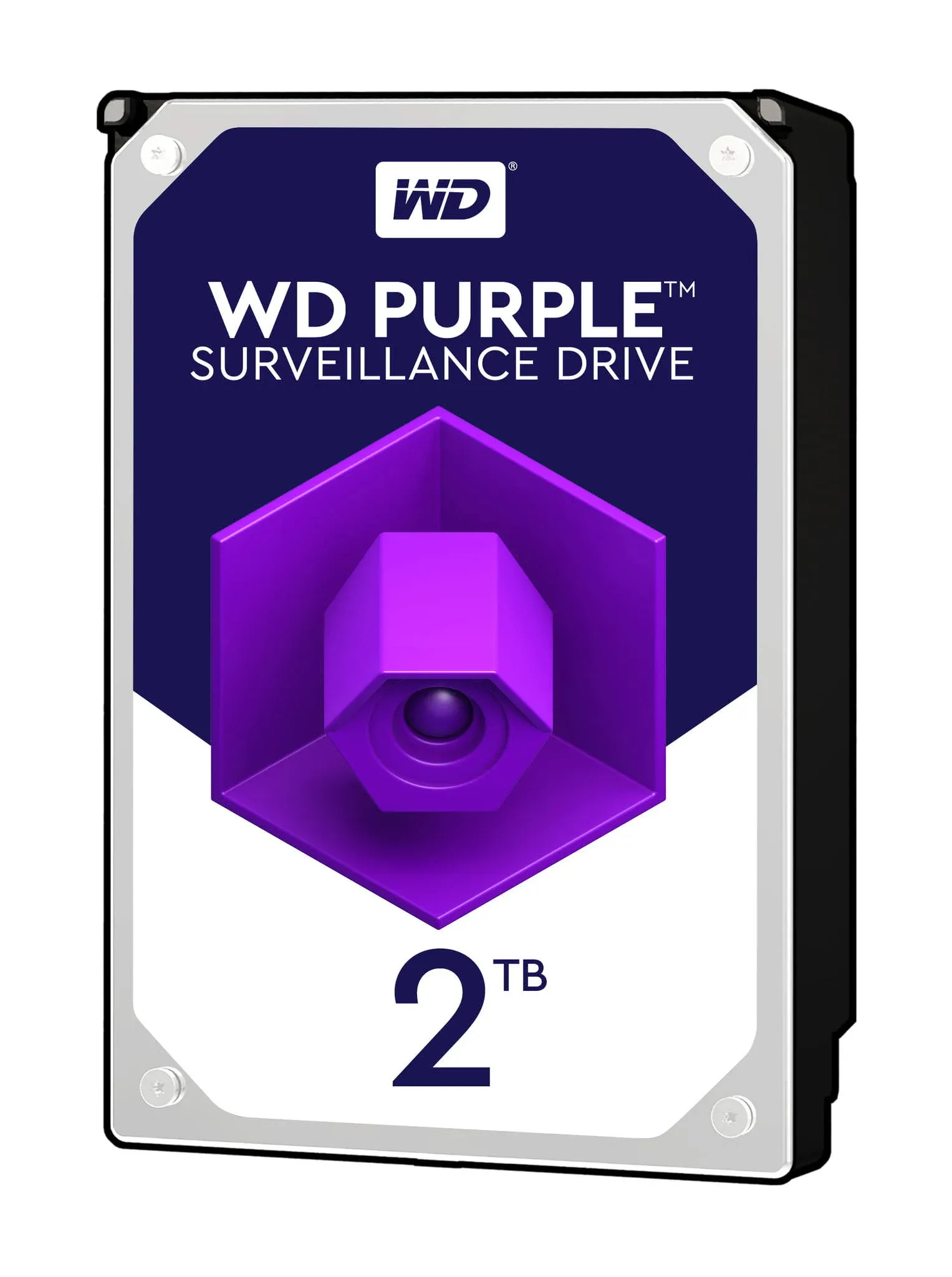 Western Digital 10TB WD Purple Surveillance Internal Hard Drive HDD - SATA 6 Gb/s, 256 MB Cache, 3.5" - WD102PURZ