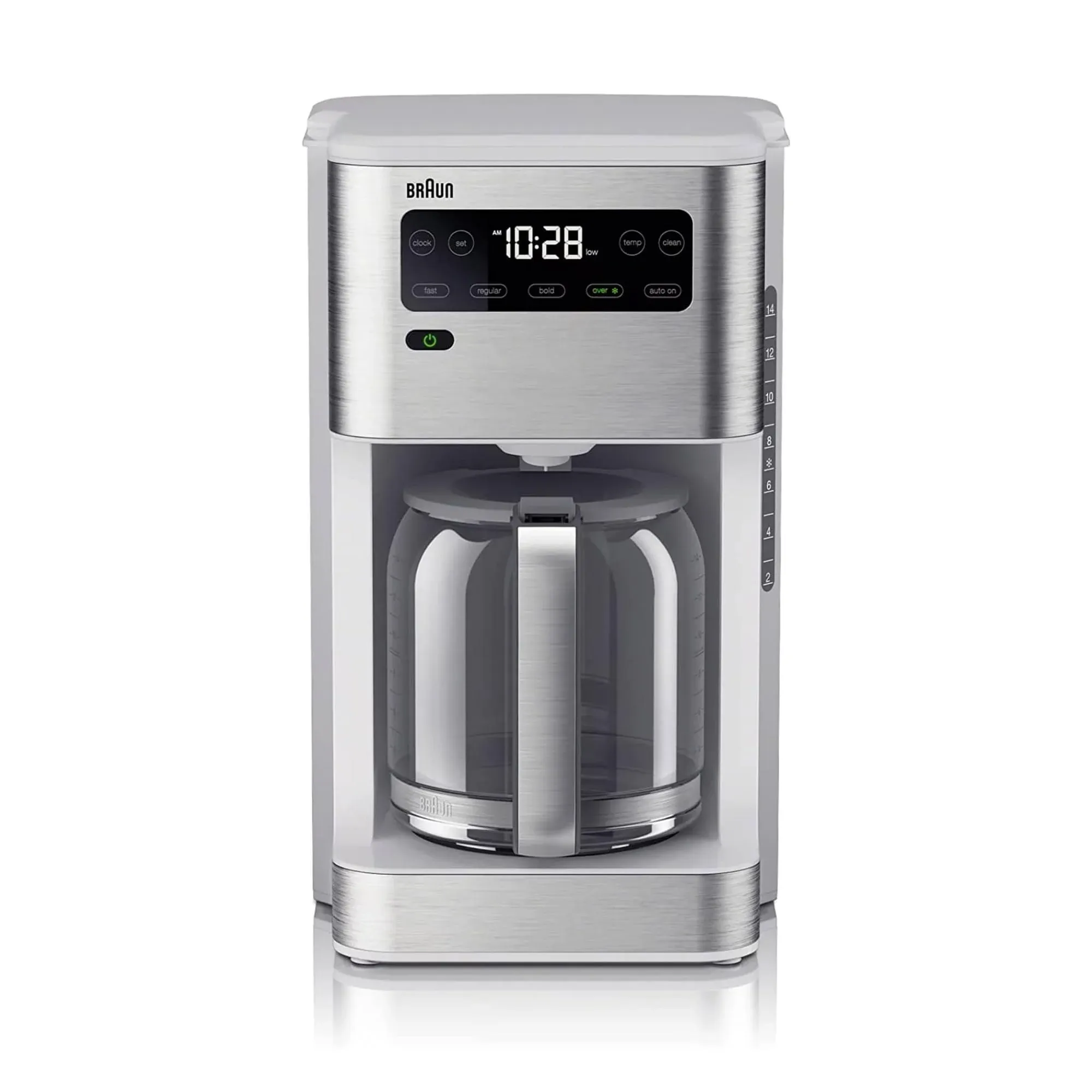 Braun PureFlavor 14-Cup Coffee Maker in White