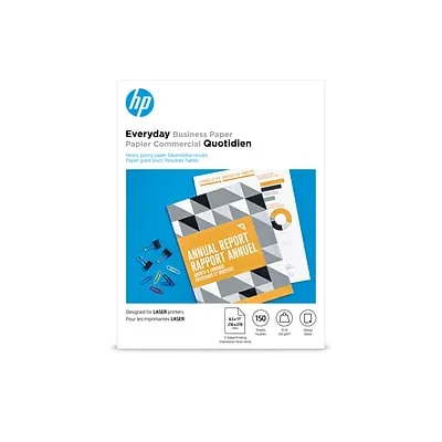 HP Everyday Business Paper, 32 lb, 8.5 x 11, Glossy White, 150/Pack (HEW4WN08A)