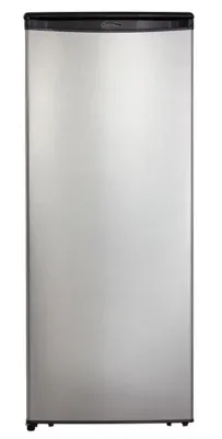 Danby DAR110A1BSLDD Designer 11 Cu. Ft. Stainless Steel Solid Door Reach-In Refrigerator