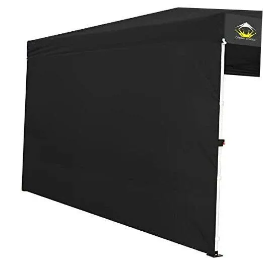  SunWall Silver Coated for 10x10 Pop up Canopy Tent Sidewall Only 1 Pack Black