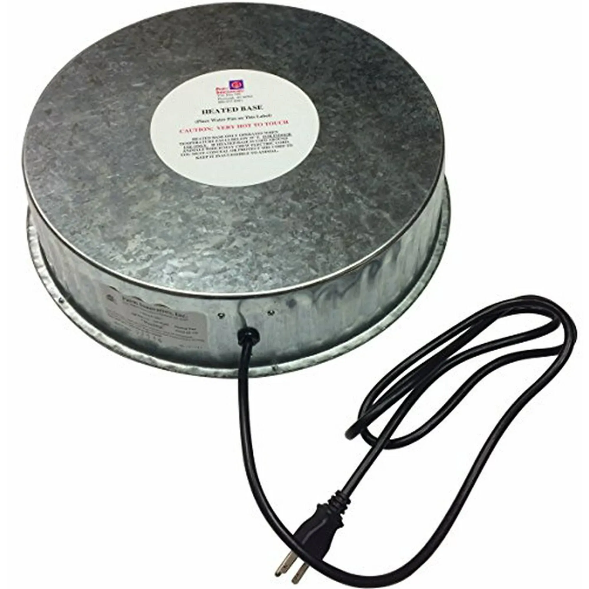 Farm Innovators Model Hp-125 Heated Base for Metal Poultry Founts