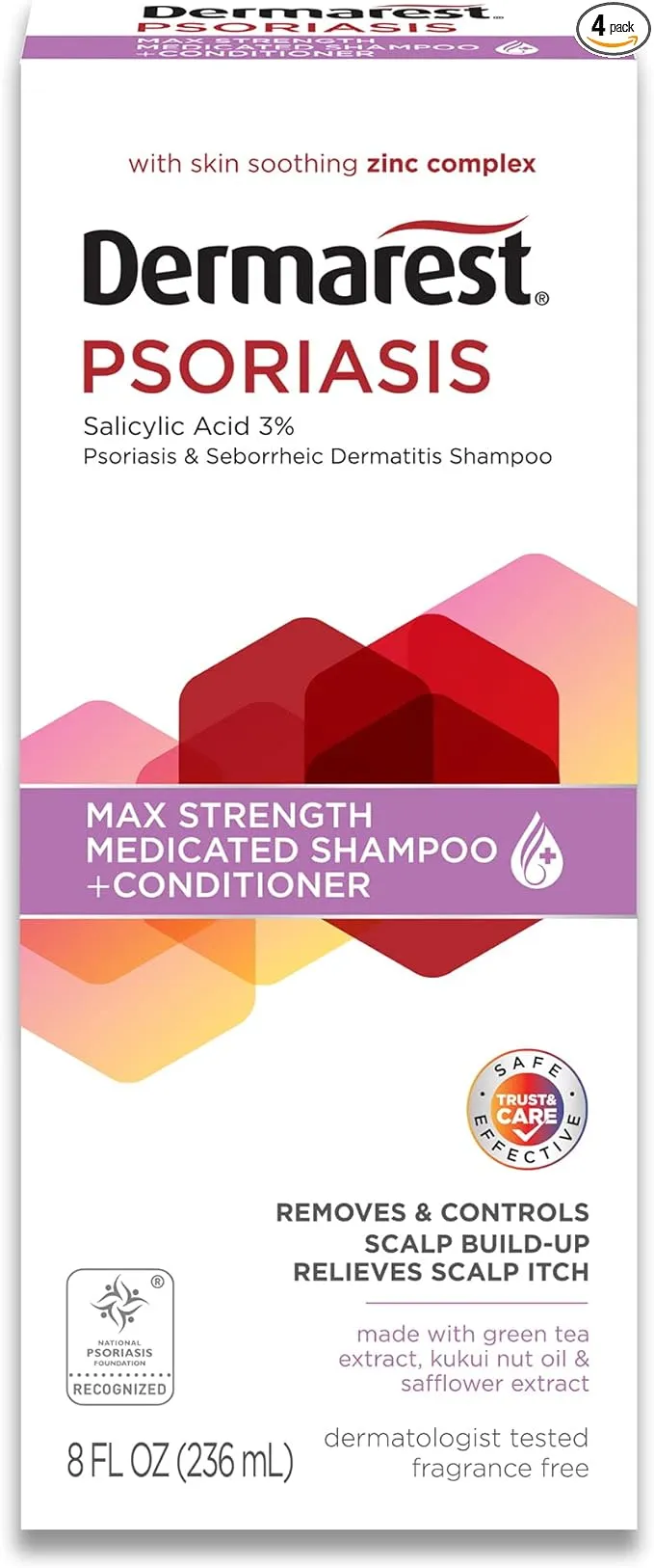 Dermarest Psoriasis Medicated Shampoo & Conditioner (8 fl oz)