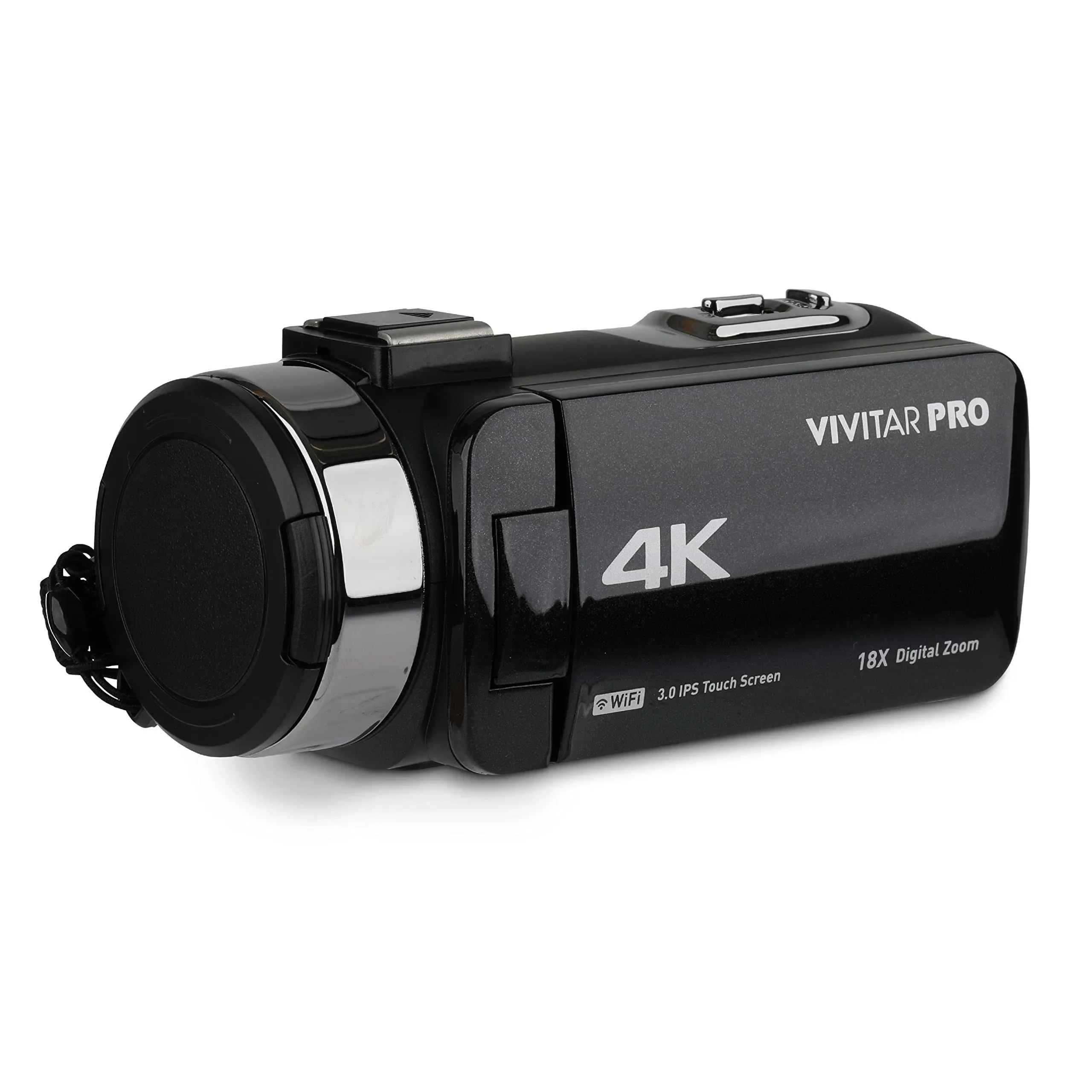 Vivitar 3" Pro 4K Digital Camcorder, DVR4K-BLK, Black