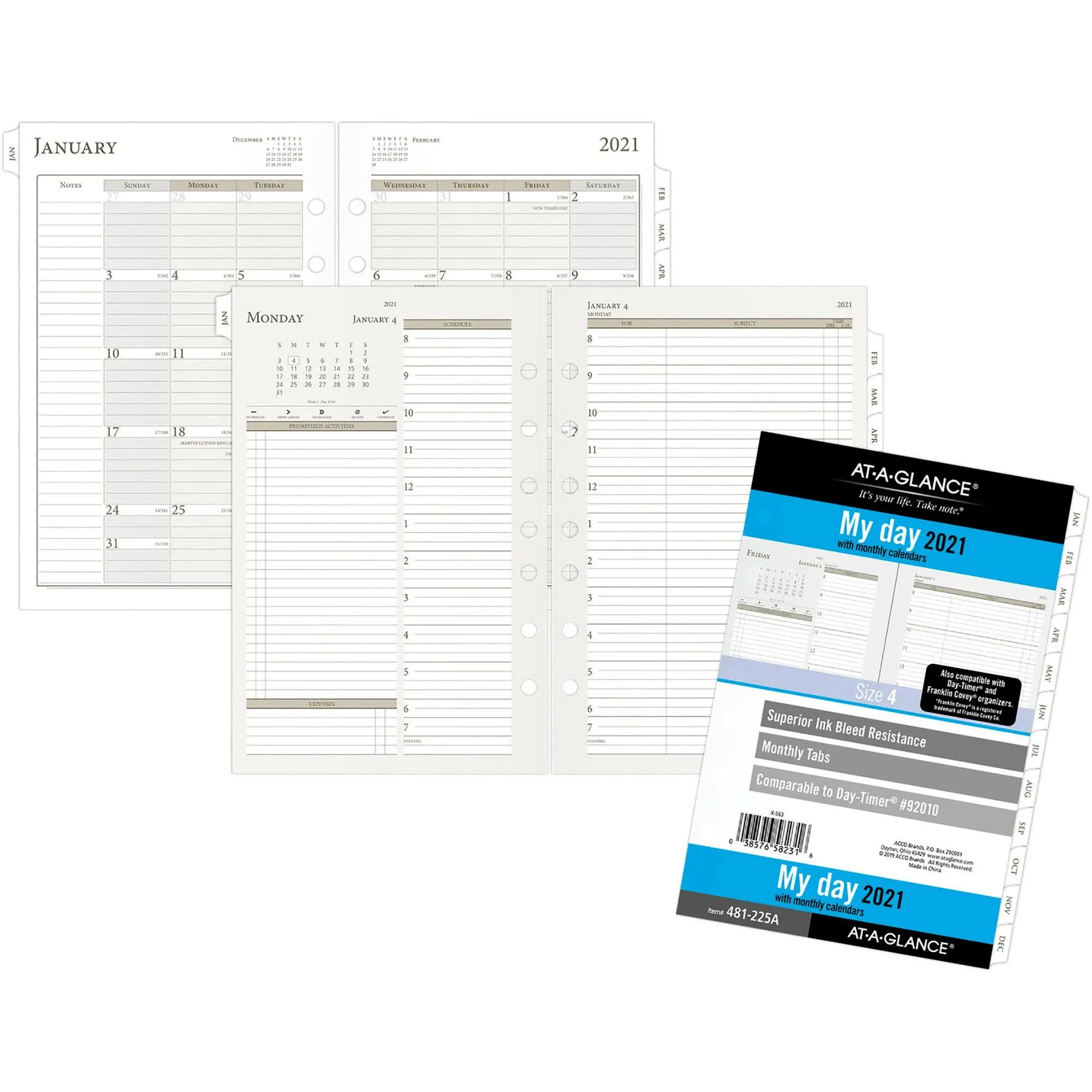 2025 AT-A-GLANCE Daily Planner Refill