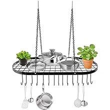 Vdomus Heavy-Duty Hanging Pot Rack